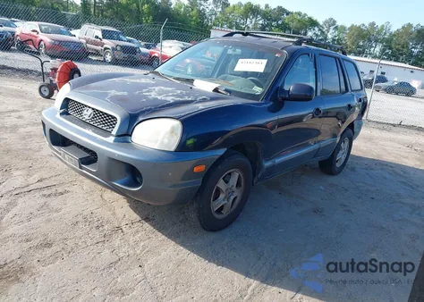 2004 Hyundai Santa Fe Gls z USA, uszkodzony, nr VIN KM8SC73D84U841923